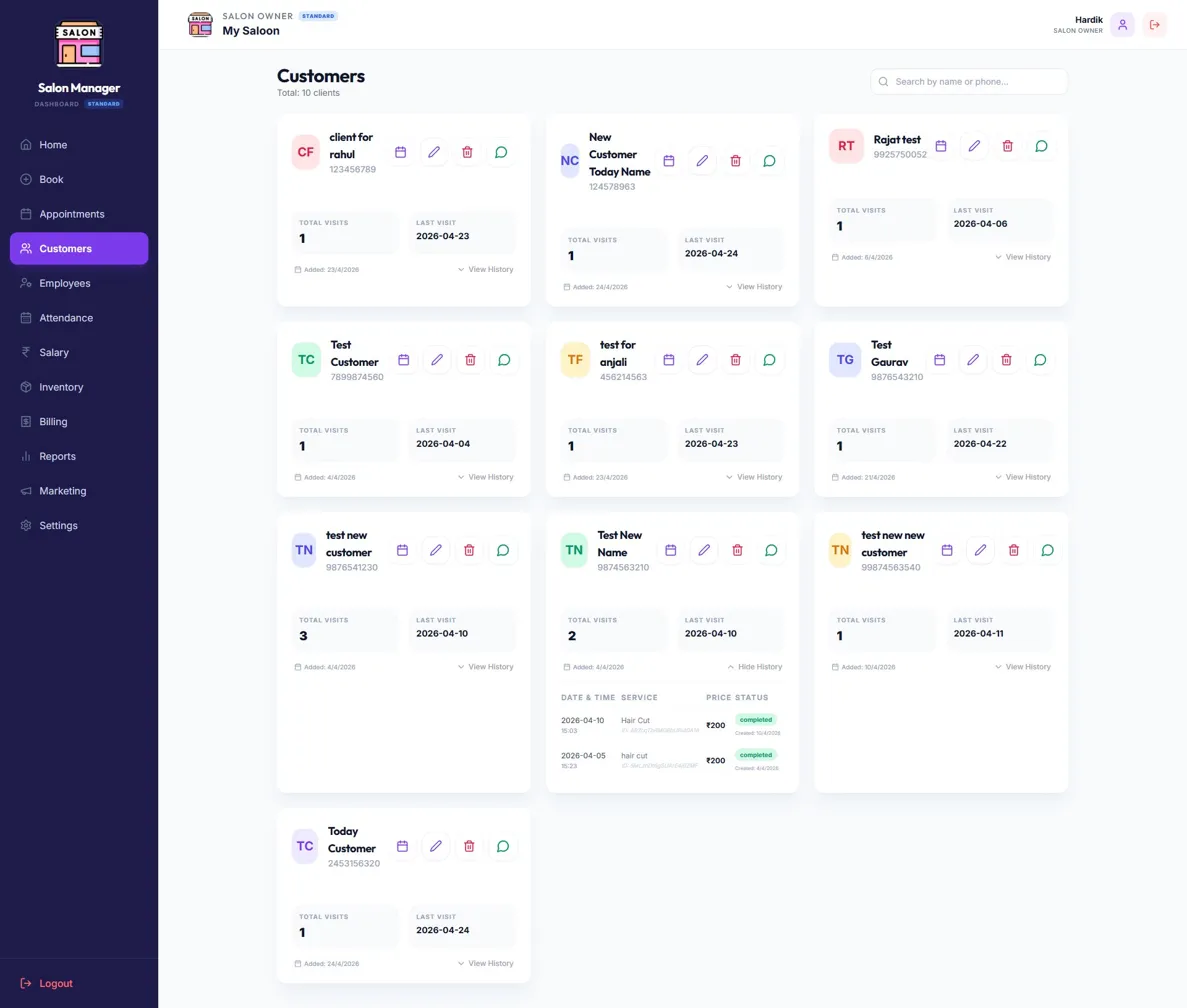 SalonManager screenshot 4