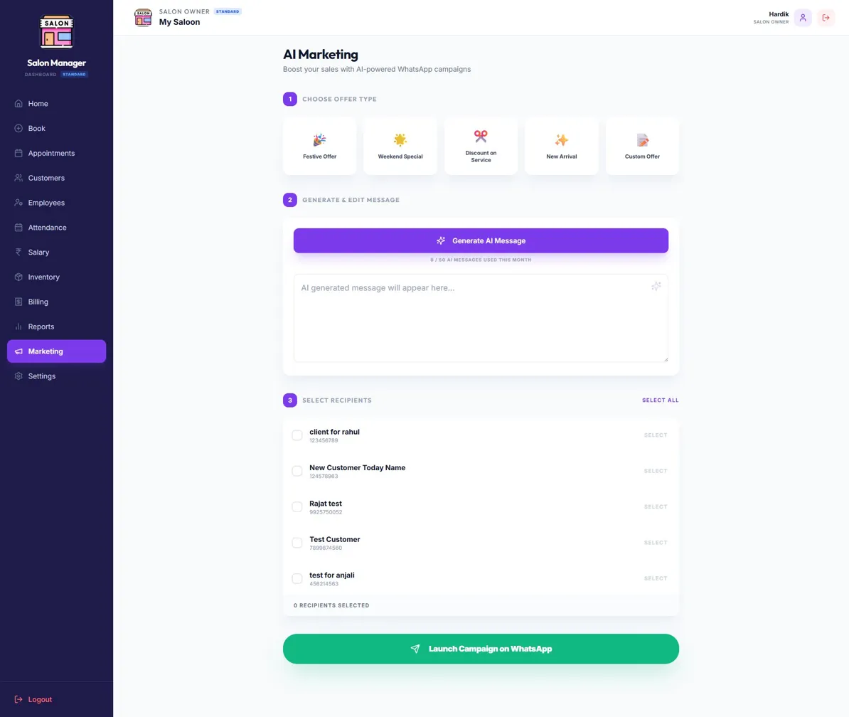 SalonManager screenshot 3